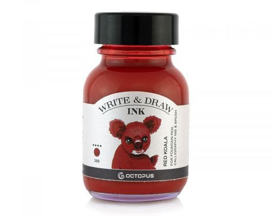 Octopus Write and Draw Ink Red Koala 50ml