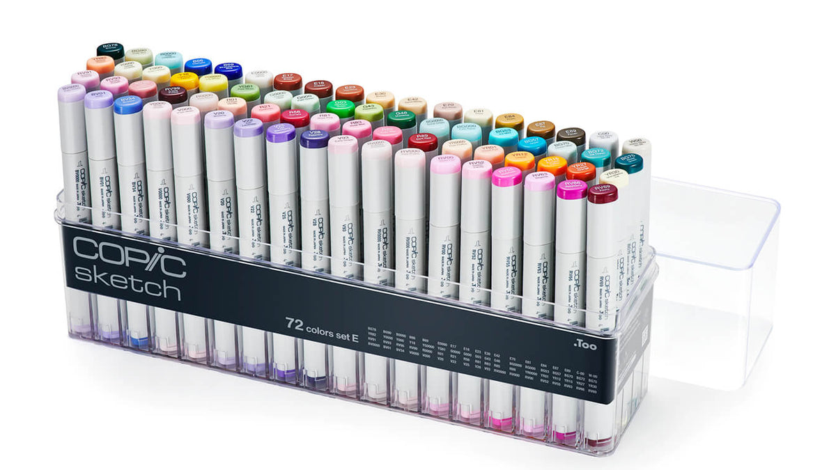 COPIC Sketch Marker Set of 72 - Set E