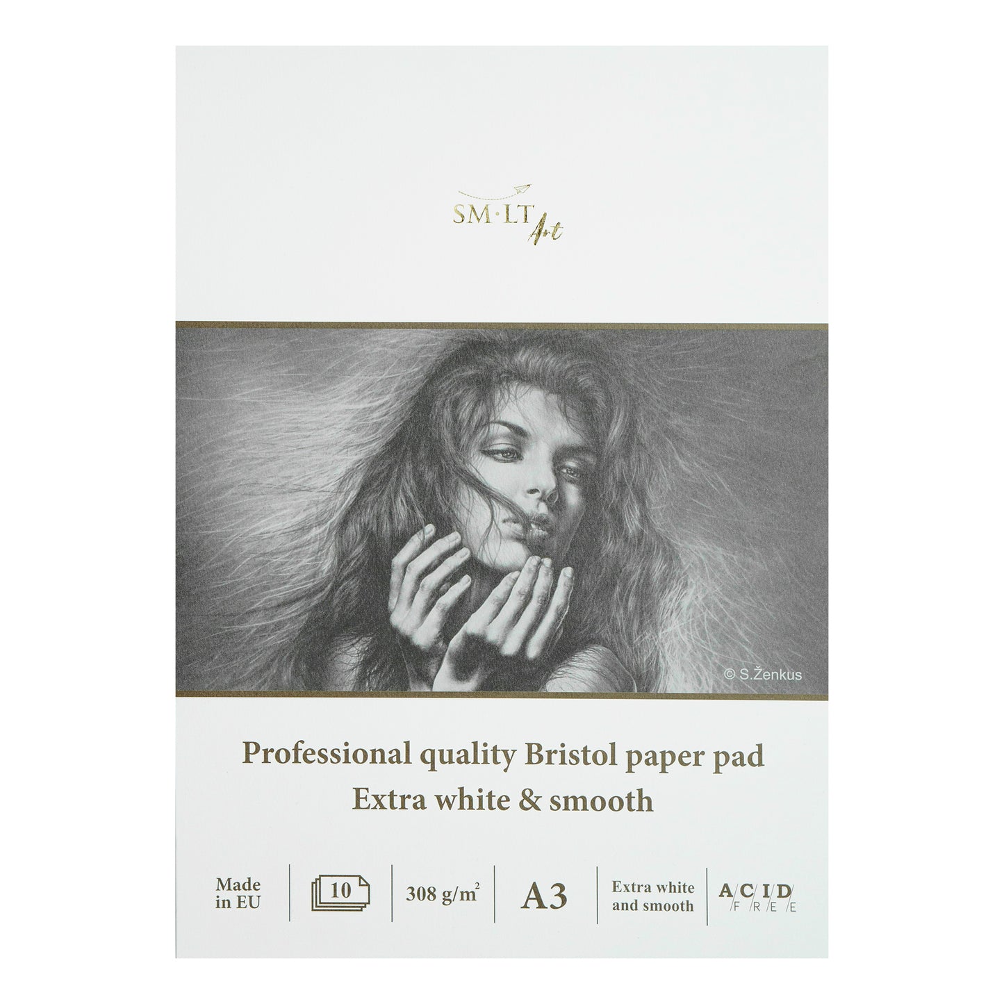 SM•LT Professional Bristol Pads – Glued – 308gsm