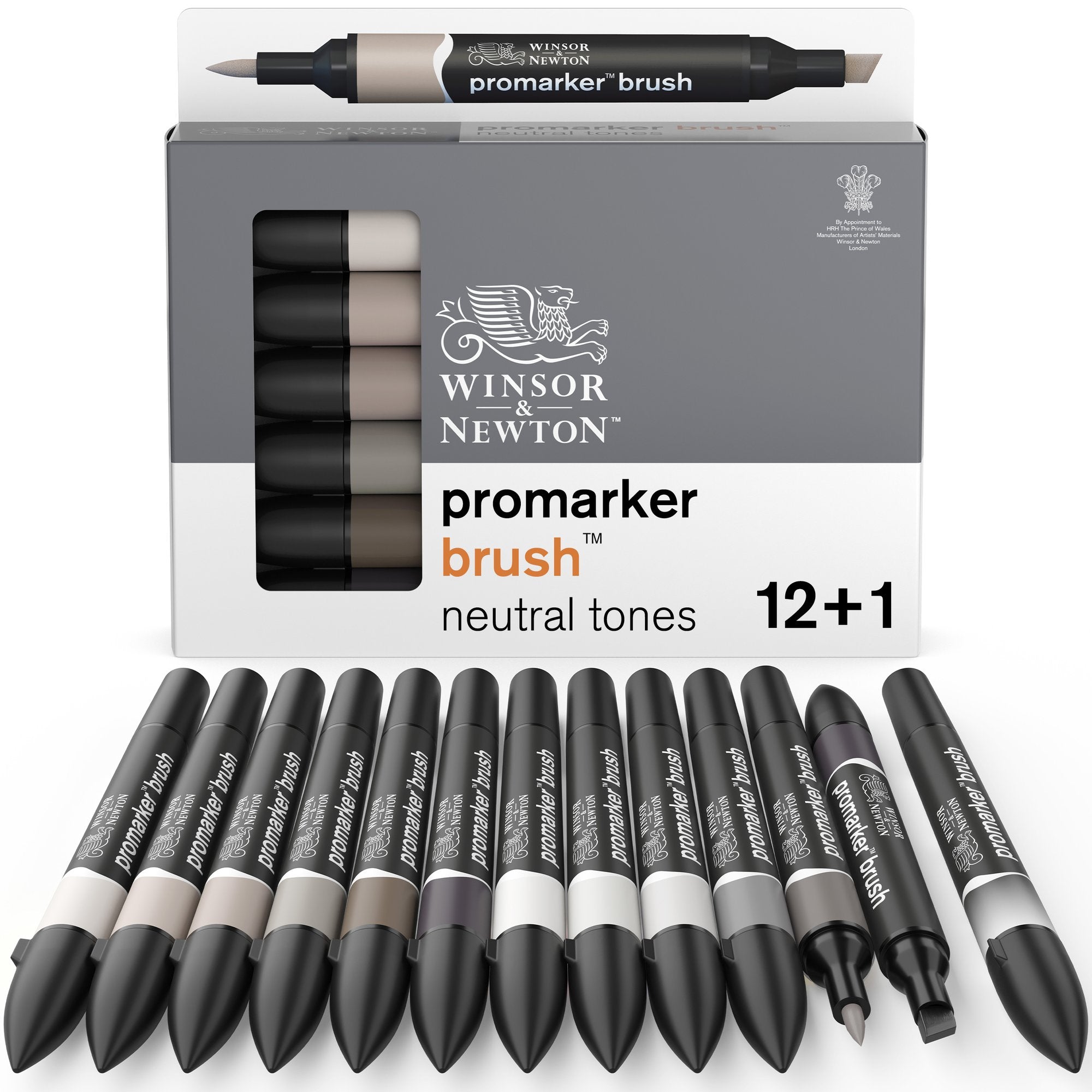Winsor Newton Promarker Brush Set of 12 Neutral Tones – Opus Art