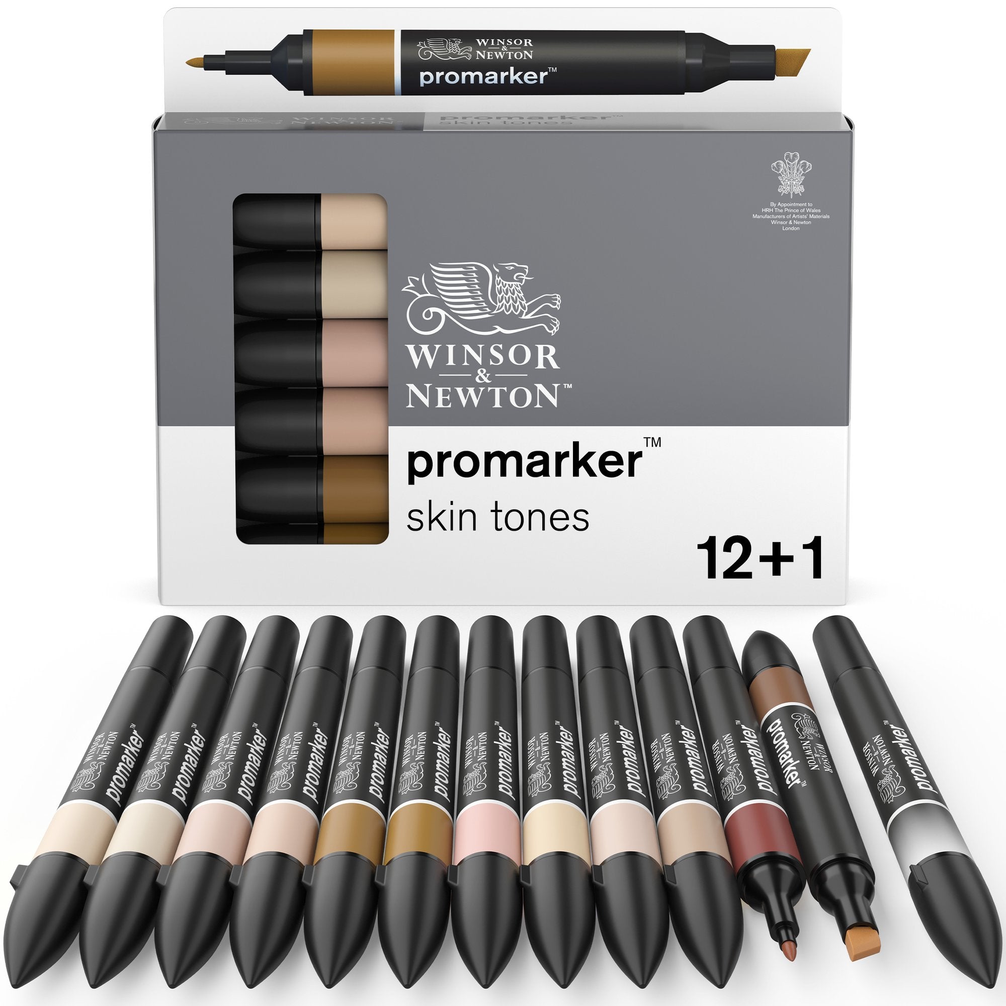 Winsor & Newton Promarker Set of 12 Skin Tones – Opus Art Supplies