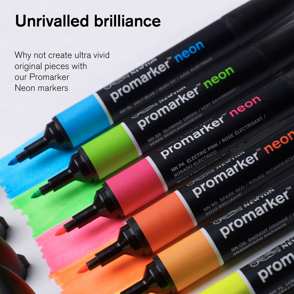 Winsor & Newton Promarker Brush Set of 24 Student Designer
