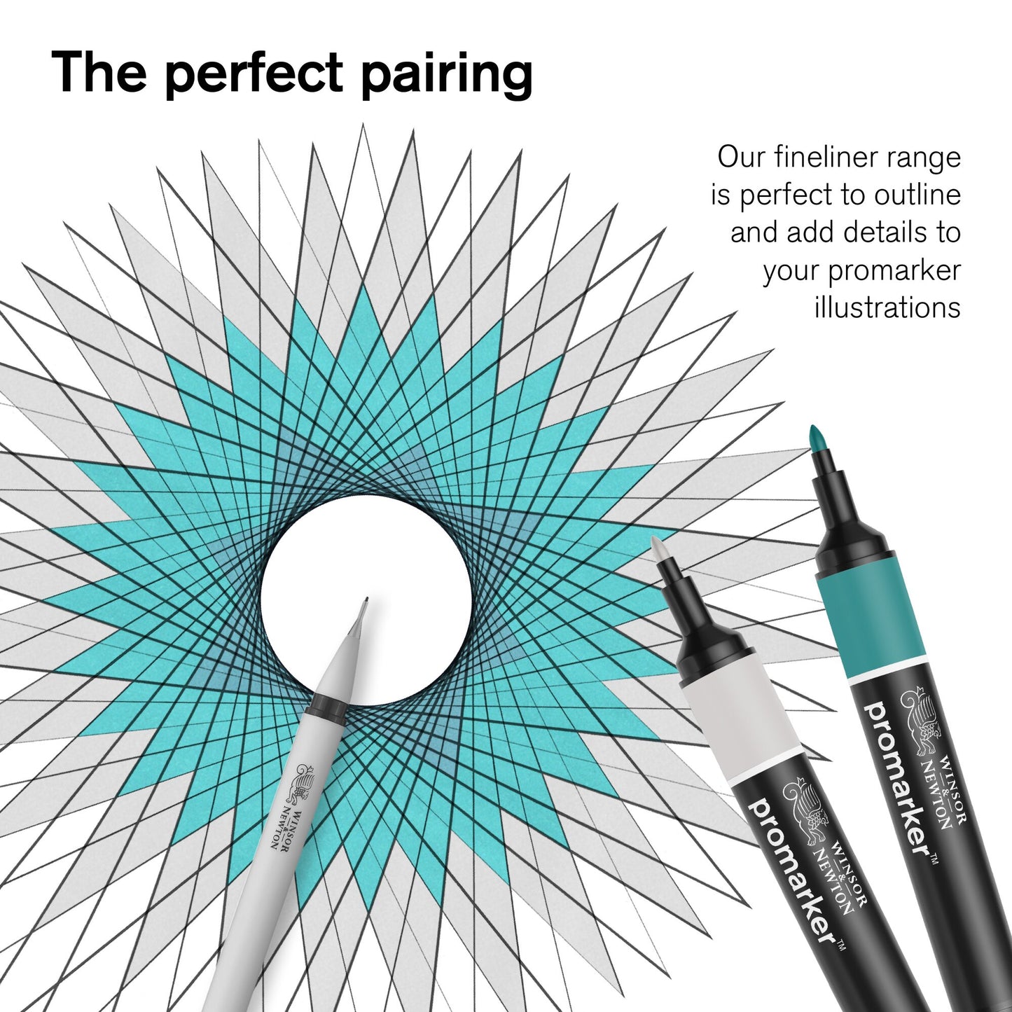 Winsor & Newton Promarker Set of 24 Art & Illustration Wallet