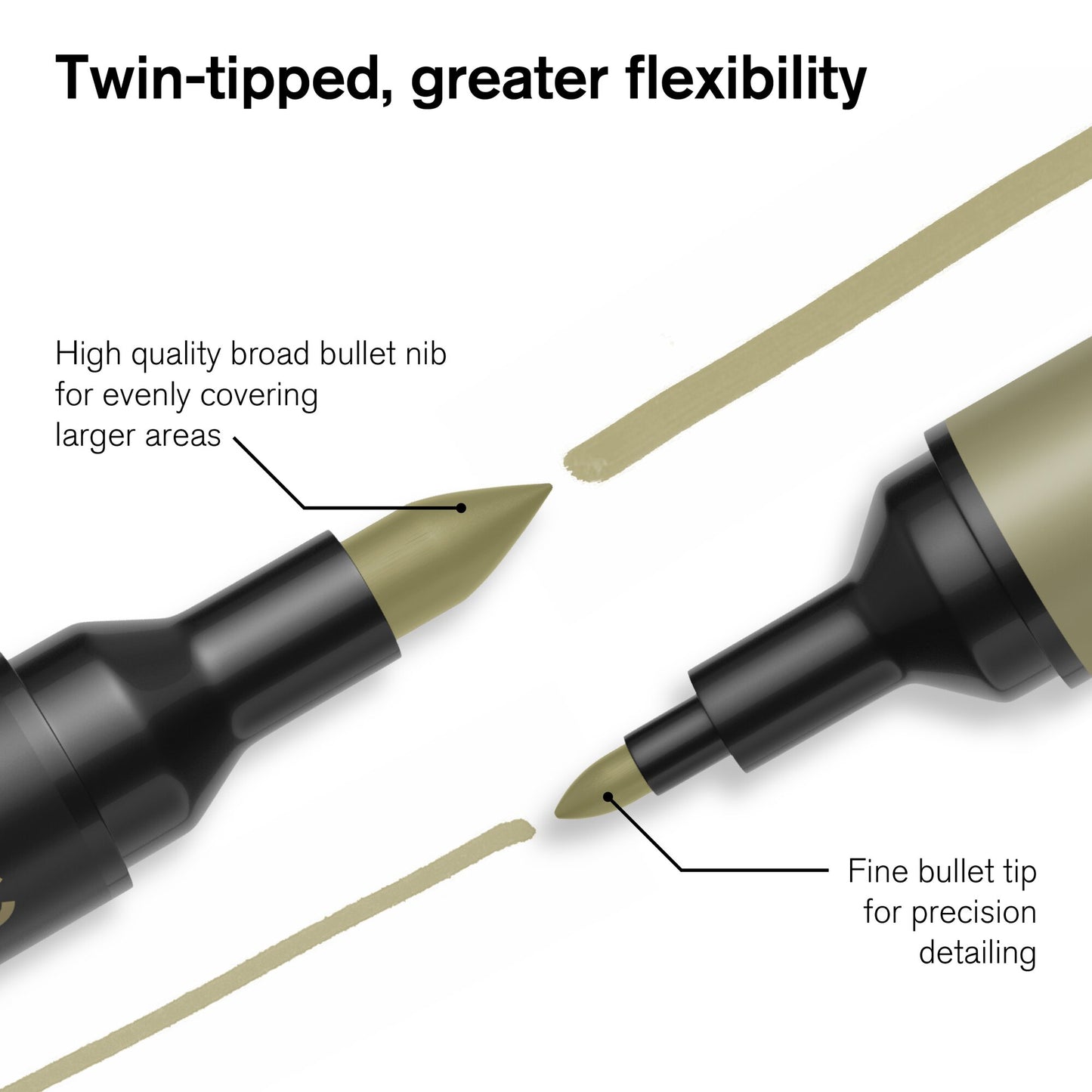 Winsor & Newton Promarker Gold & Silver Pack of 2