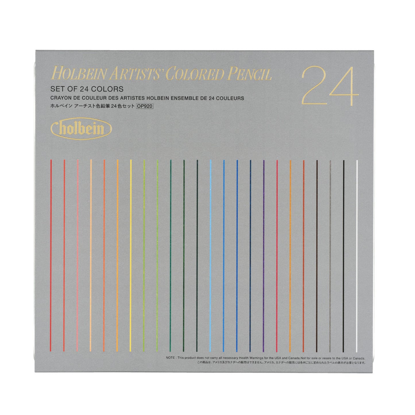 Holbein Artists' Colored Pencil Set of 24