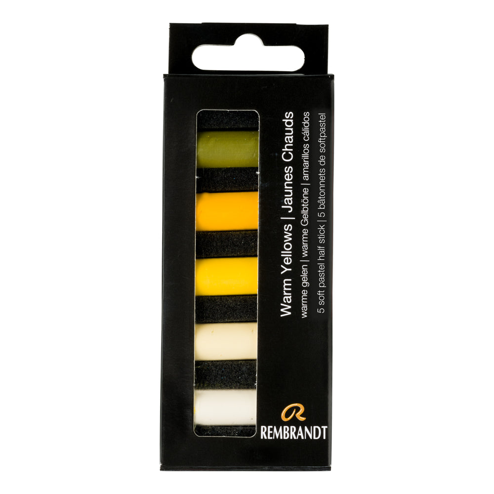 Rembrandt Soft Pastel Set Half Stick Warm Yellow