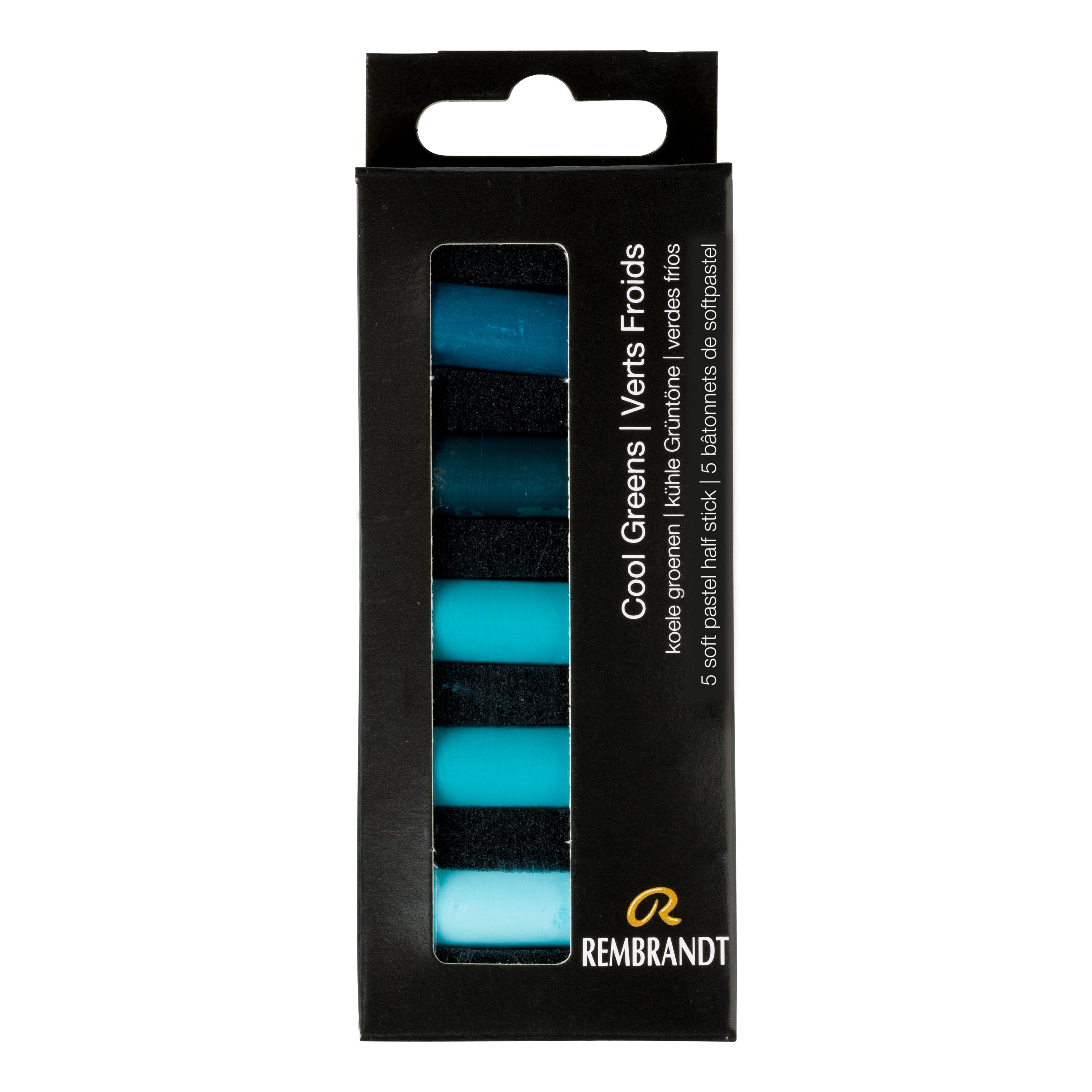 Rembrandt Soft Pastel Set Half Stick Cool Greens – Opus Art