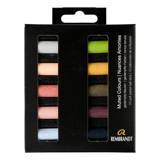 Rembrandt Soft Pastel Set Half Stick Muted Colours