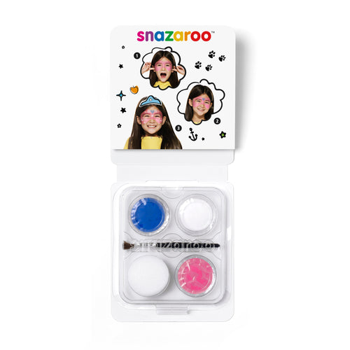 Snazaroo Mini Face Paint Kit - Pink Festive Set of 3