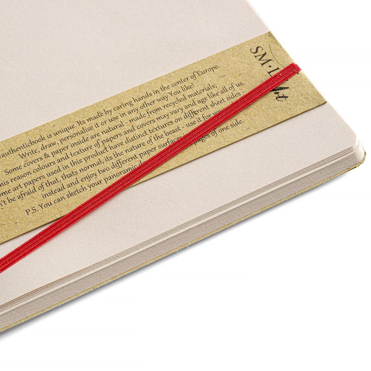 SM•LT #authenticbook Cream Sketch Album – 9" x 7"