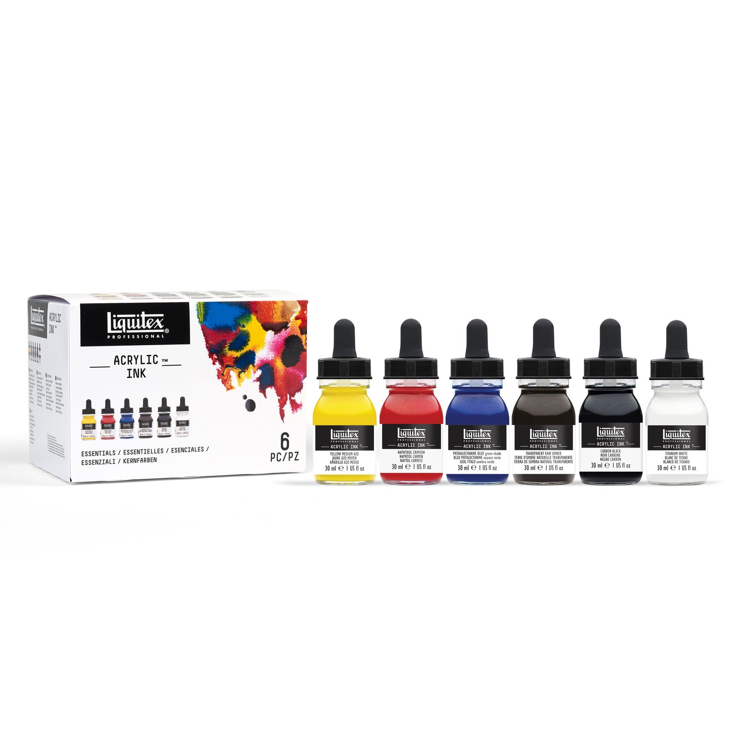 Liquitex Professional Acrylic INK! Essential Set of 6