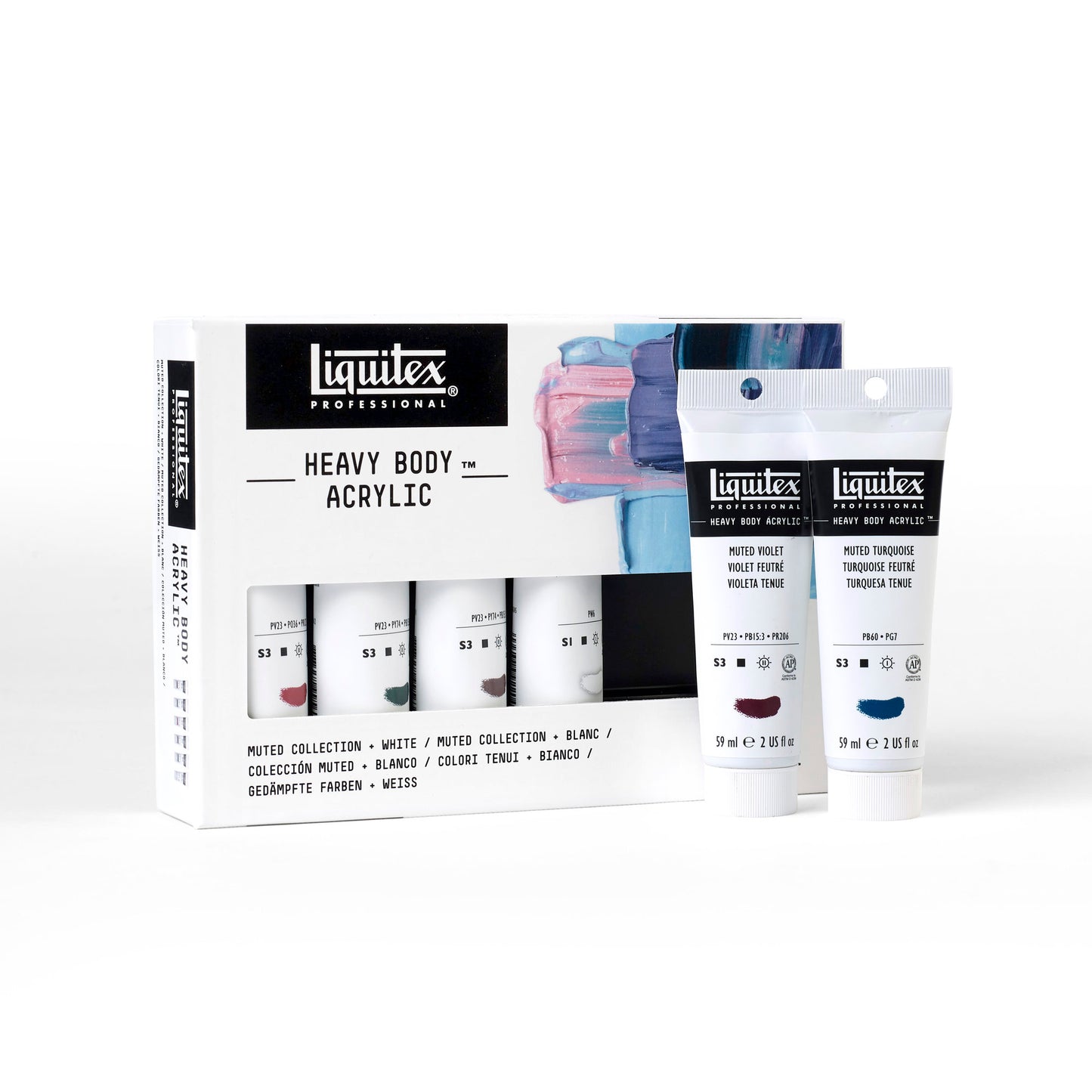 Liquitex Professional Heavy Body Acrylics Set of 6 - Muted