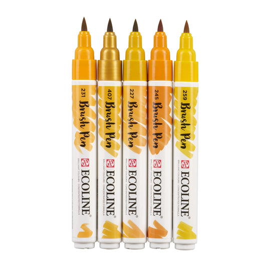 Ecoline Brush Pen Earth Set of 5