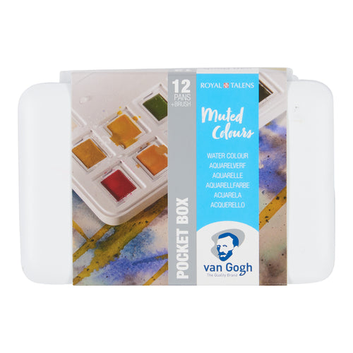 van Gogh Water Colour Pocket Box Muted Colours Set of 12