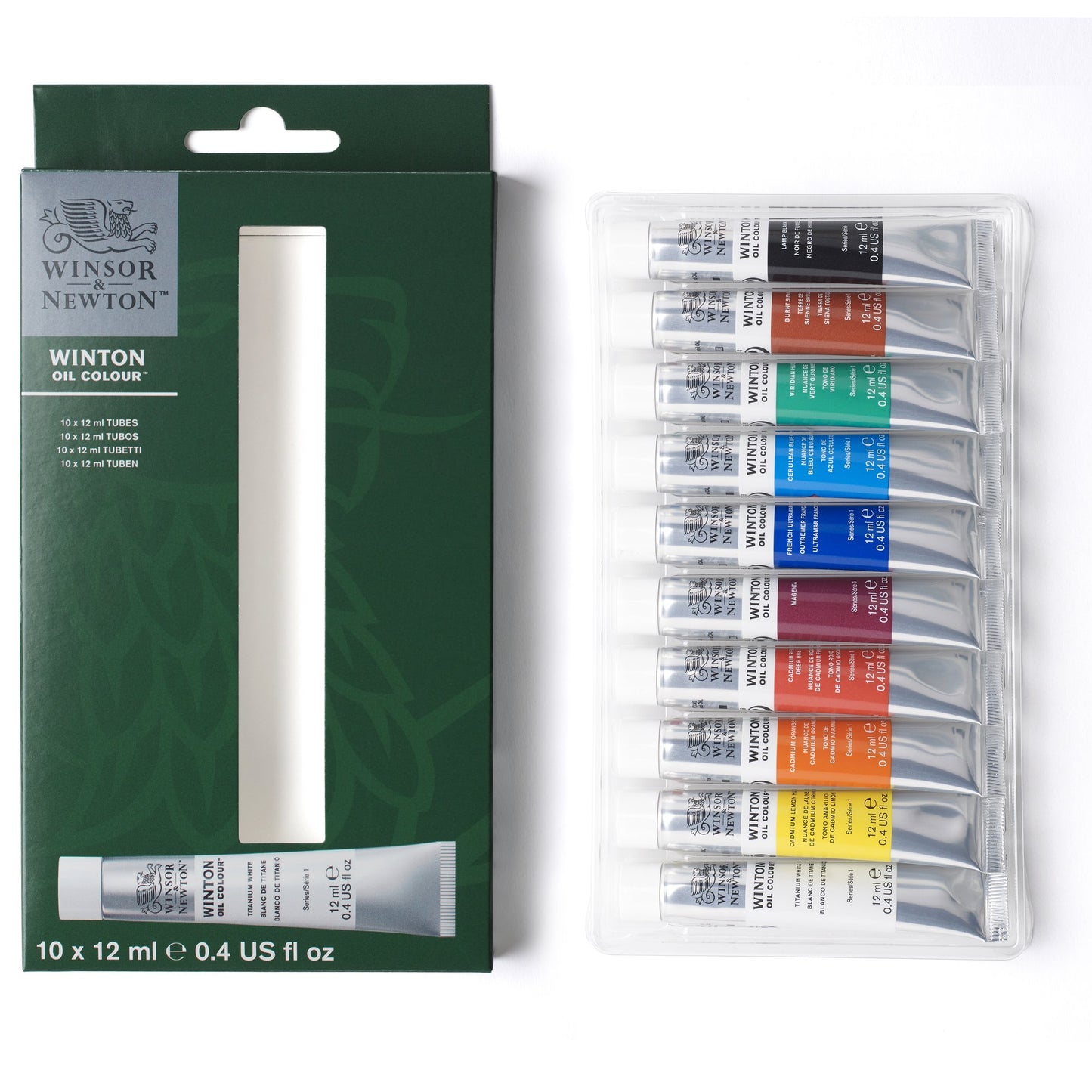 Winsor & Newton Winton Oil Colour Set of 10 x 12ml
