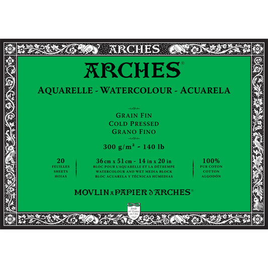 ARCHES Watercolour Blocks 140 lb Cold Press