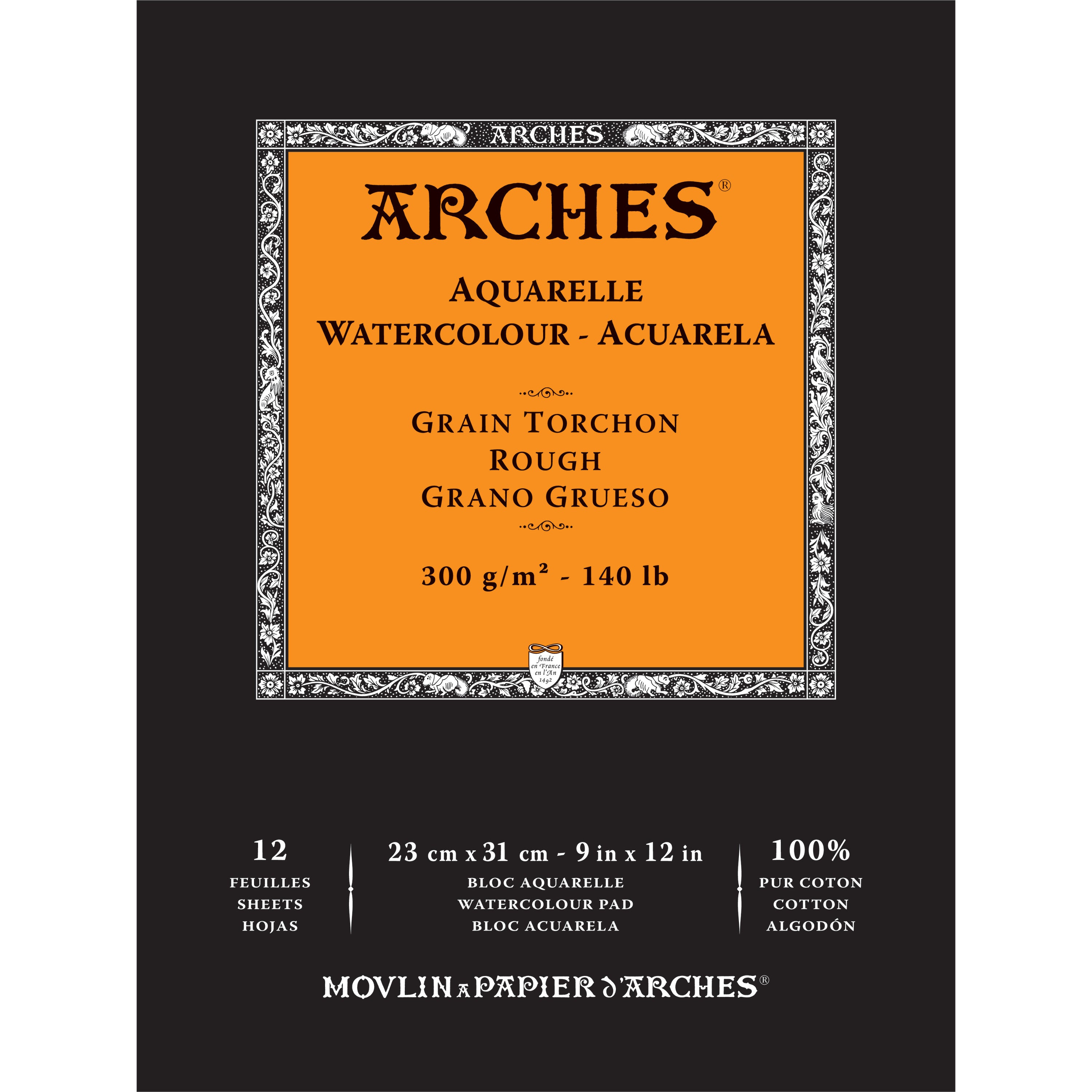 Arches Watercolor Travel Journal 6x10-inch Natural White 100% Cotton Paper  - 15 Sheets of Arches Watercolor Paper 140 lb Cold Press - Arches  Watercolor Journal for Gouache Ink Acrylic and More : : Home