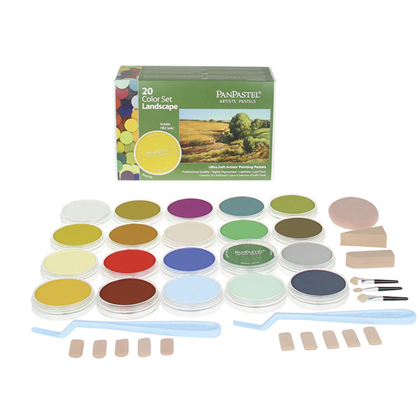 Soft pastel set Landscape Selection, 90 whole pastels