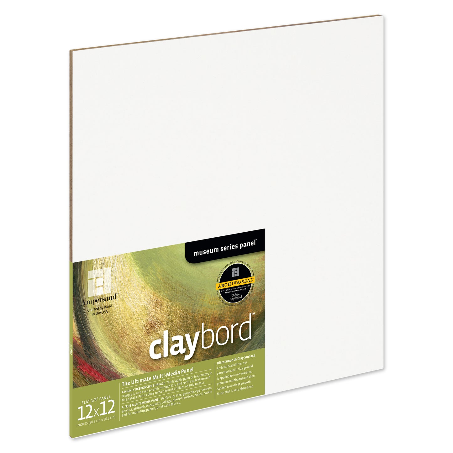 Ampersand Claybord Panels 1/8" Profile