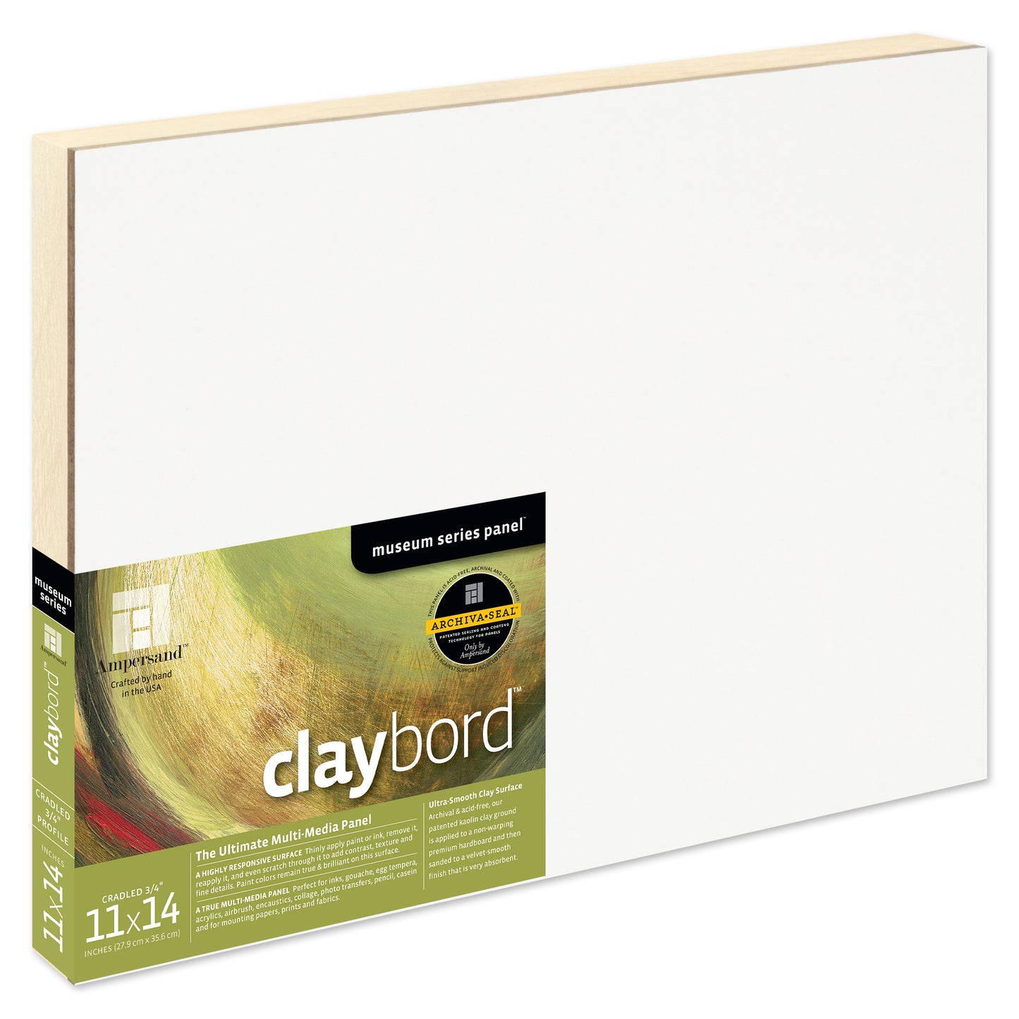 Ampersand Claybord Panels 3/4" Profile