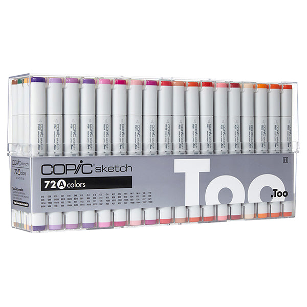 COPIC Sketch Marker Set of 72 colors - Set A – Opus Art Supplies