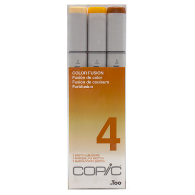 COPIC Sketch Marker Color Fusion 4 Set of 3