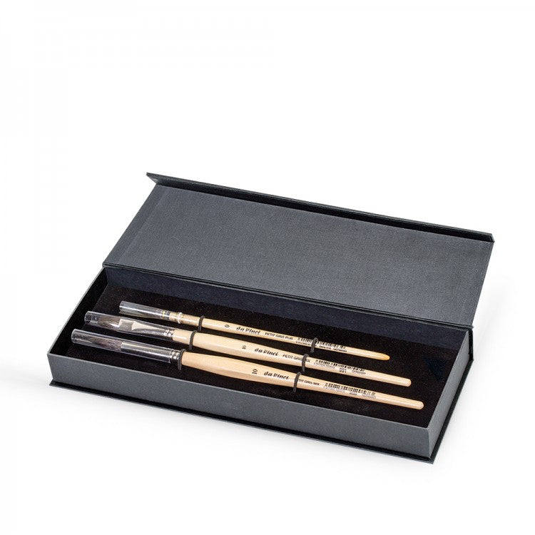 Da Vinci Petit Gris Squirrel Quill Brushes