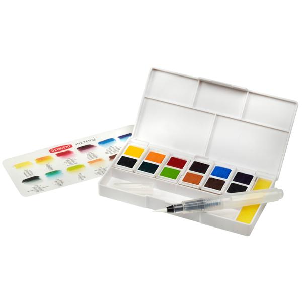 Derwent Pastel Shades Paint Pan Set, 12 Colours, Paints