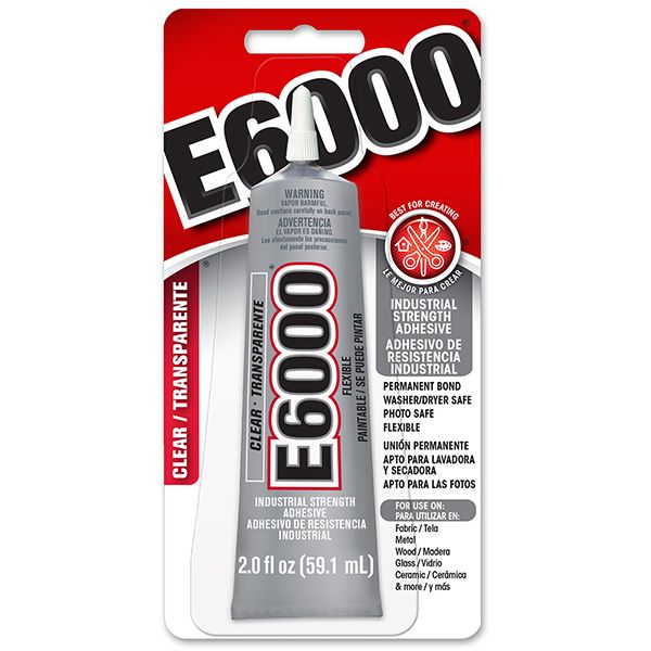 E6000® Plus+ Adhesive 26.6ml with 2 Snip-Tips
