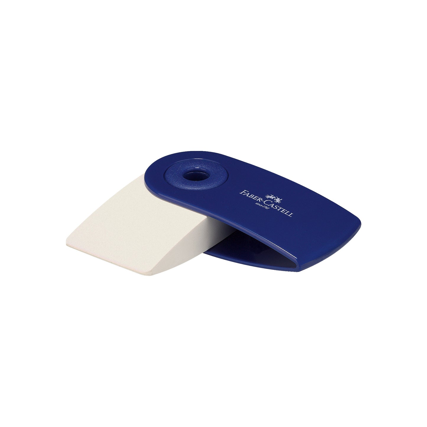 Faber-Castell Mini-Sleeve Eraser - Red or Blue