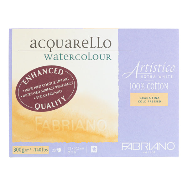 Fabriano Artistico Traditional White Watercolour Papers 300GSM (OPEN STOCK)  - Creative Hands