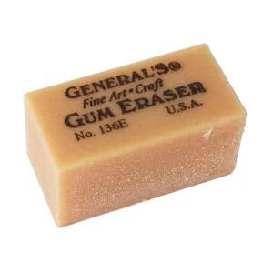 Traditional Gum Eraser, General's Pencil #136EBP