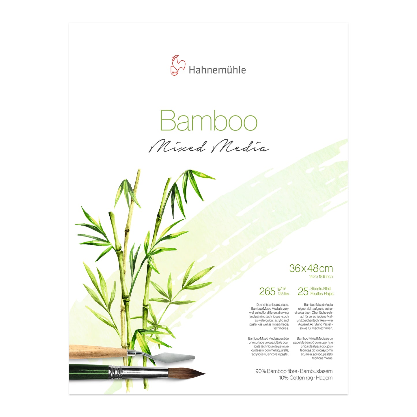 Hahnemühle® Natural Bamboo Mixed Media Pads