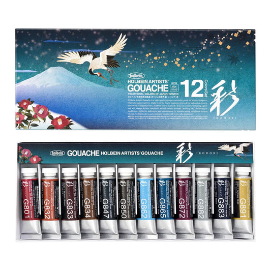 Holbein Artists' Gouache Irodori Series - Winter Set of 12