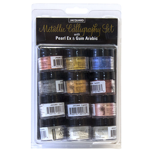 Jacquard Pearl Ex Calligraphy Set of 12 – Opus Art Supplies