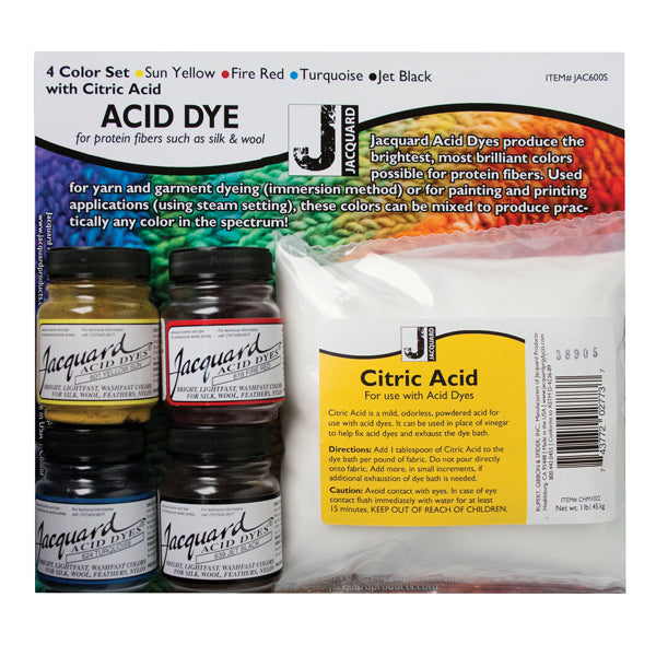 Jacquard Acid Dye Starter Set – Opus Art Supplies