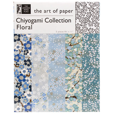 Japanese Calligraphic Ink Pen With Chiyogami Paper Decoration With Rose &  Blue Patterns Set A -  Sweden