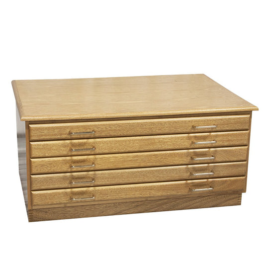 Richeson Oak Flat File Drawer Package - Special Order