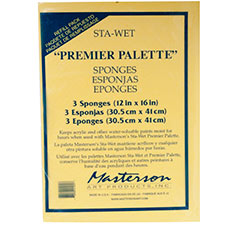 Masterson Premier Palette Sponge Refills Disposable 12 x 16 Yellow