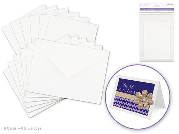 Forever in Time - 4.5" x 6" Card & Envelope Set of 6 Kraft 4.5" x 6"