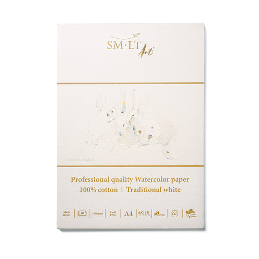 SM•LT Professional Watercolour Glued Pads – 400gsm