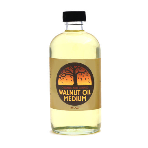 Natural Earth Paint Organic Walnut Oil Medium - 8oz