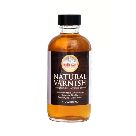 Natural Earth Paint Natural Varnish - 4oz