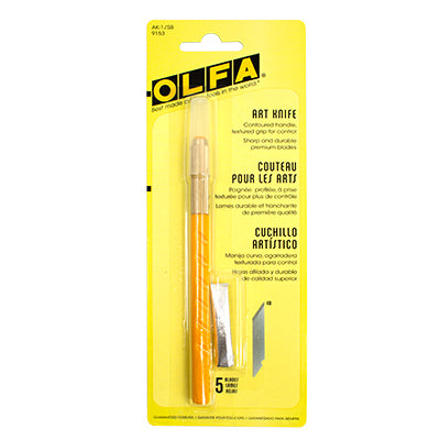 OLFA AK-1/5B Graphic Art Knife with 5 Replacement Blades –