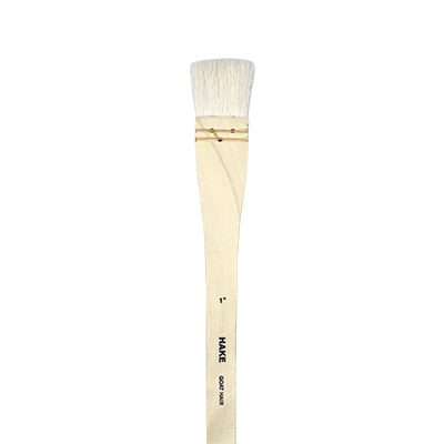 Da Vinci Hake brush 11245 num 7, white goat hair, shellac, ideal for  watercolor.