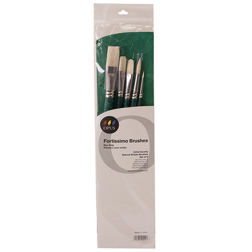 Opus Fortissimo Oil Brush Assorted Set of 5 - While Quantities last