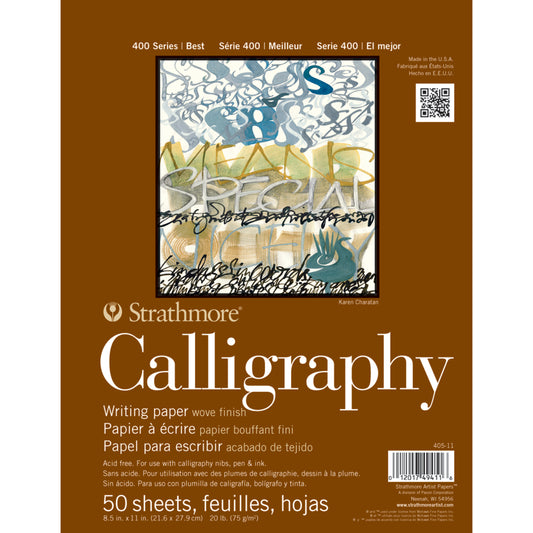 Strathmore 400 Series Calligraphy Pad 8.5" x 11"
