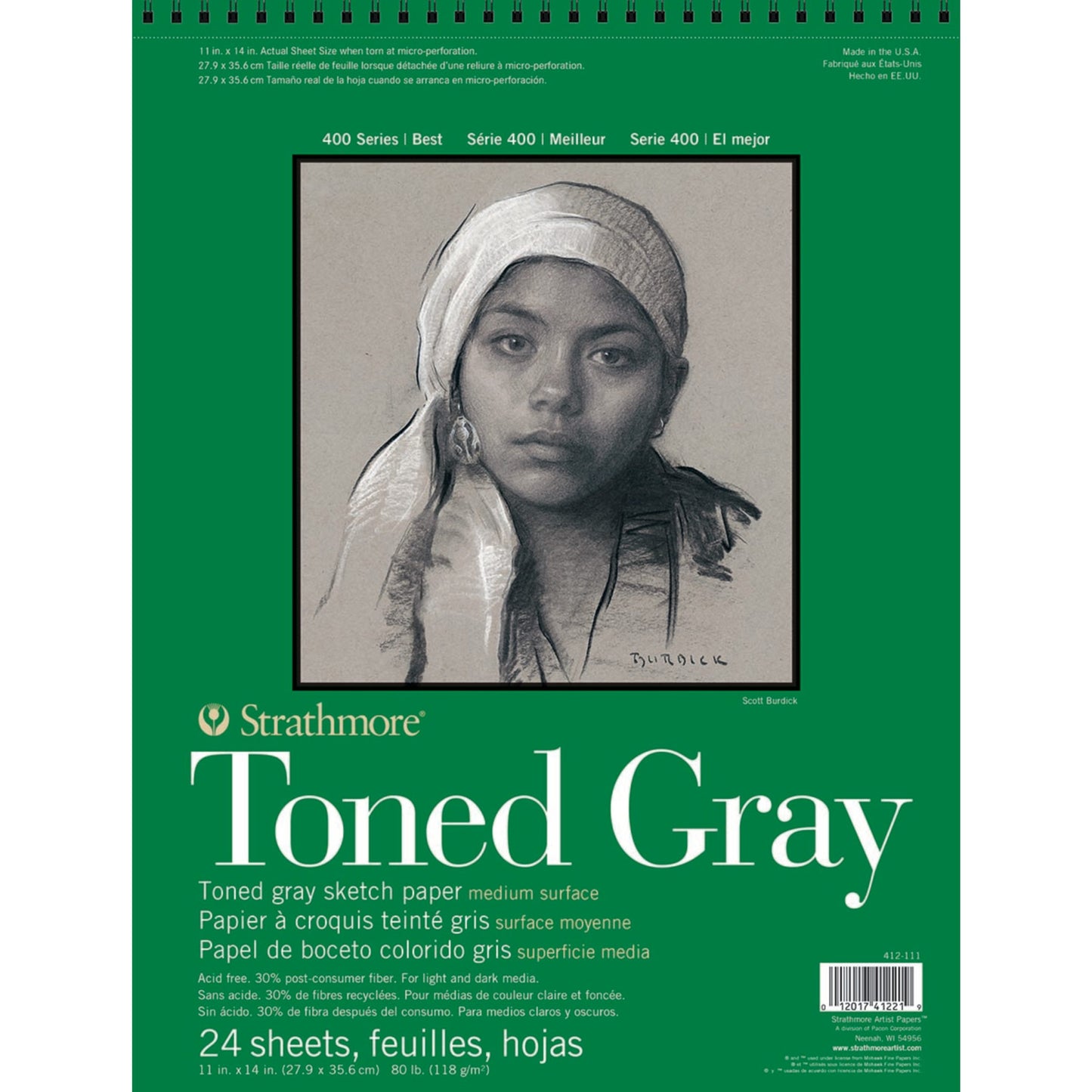 Strathmore 400 Series Sketchbooks - Toned Gray