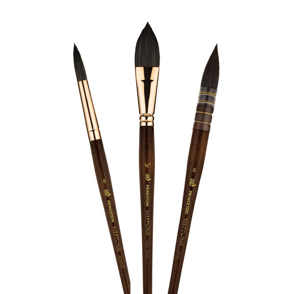 Princeton Neptune Synthetic Watercolour Brushes – Opus Art Supplies