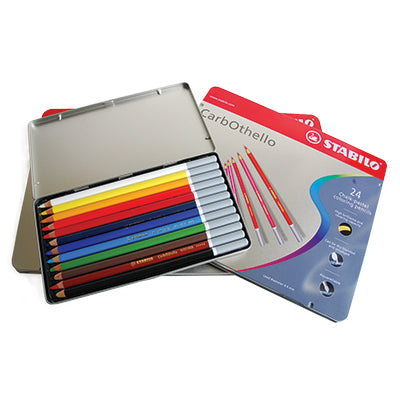Crayon de couleur - STABILO CarbOthello - Lot x 12 crayons pastel
